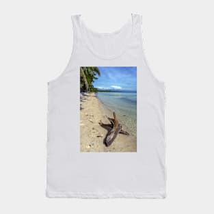 driftwood on the beach Tank Top